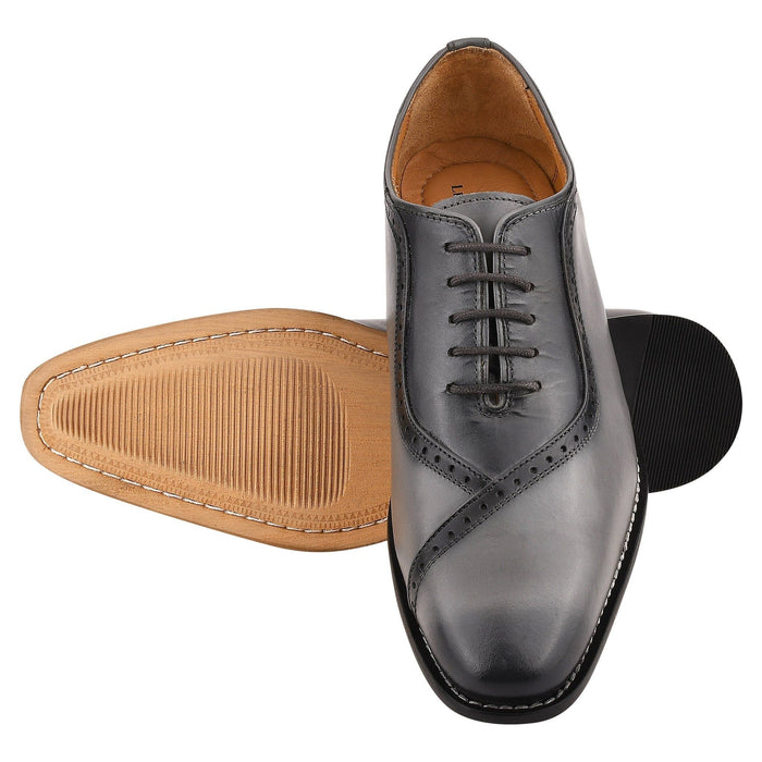 Debonair Genuine Leather Oxford Style Dress Shoes