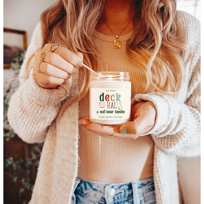 Deck The Halls Candle