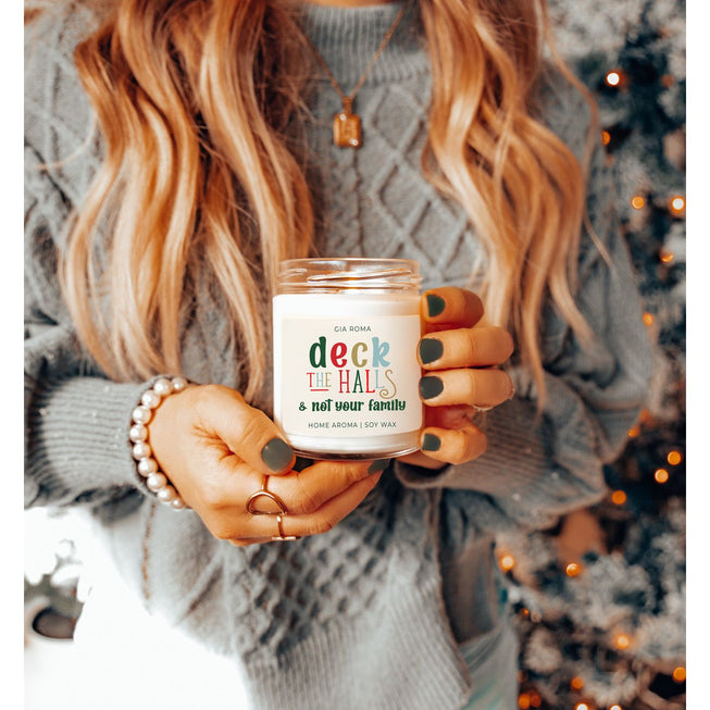 Deck The Halls Candle