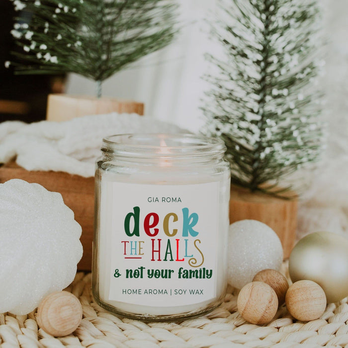 Deck The Halls Candle