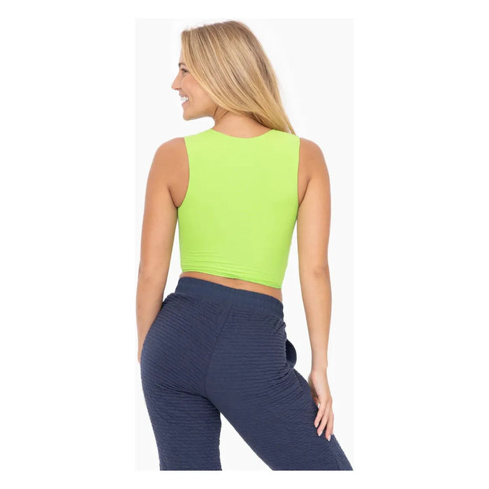 Mono B Cropped Fitted Muscle Tee