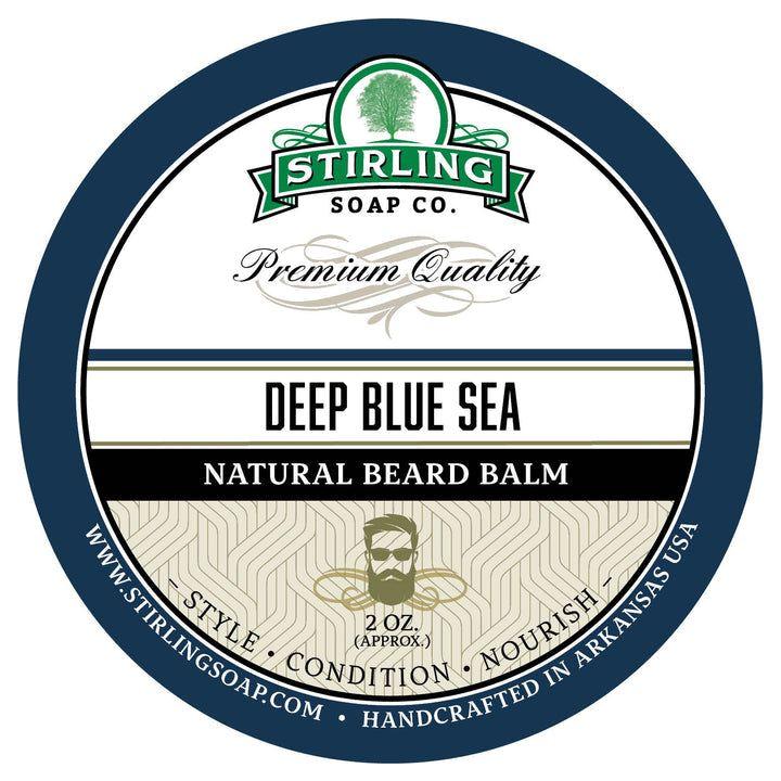 Stirling Soap Co Stirling Soap Co. Deep Blue Sea Natural Beard Balm 2 Oz Beard Balm