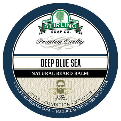 Stirling Soap Co. Deep Blue Sea Natural Beard Balm 2 Oz