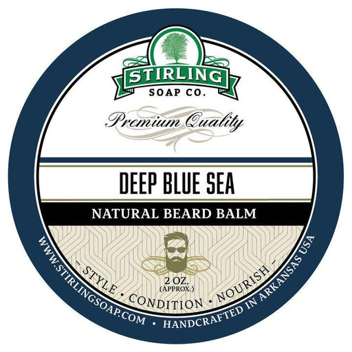 Stirling Soap Co. Deep Blue Sea Natural Beard Balm 2 Oz