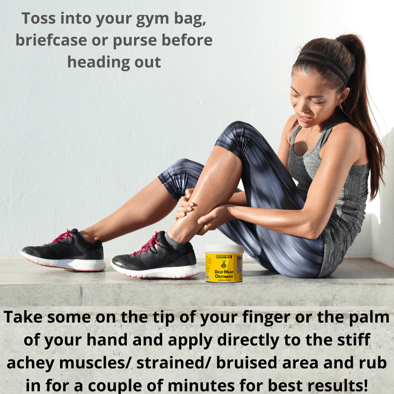 SpeedyVite® Deep Heat Muscle Ointment* (5 oz) | Warming Menthol, Arnica & Cayenne | SpeedyVite® - FREE SHIPPING Topical