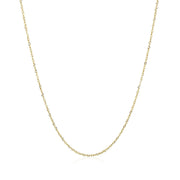 Bids.com 14k Yellow Gold Singapore Chain 0.8mm Necklaces