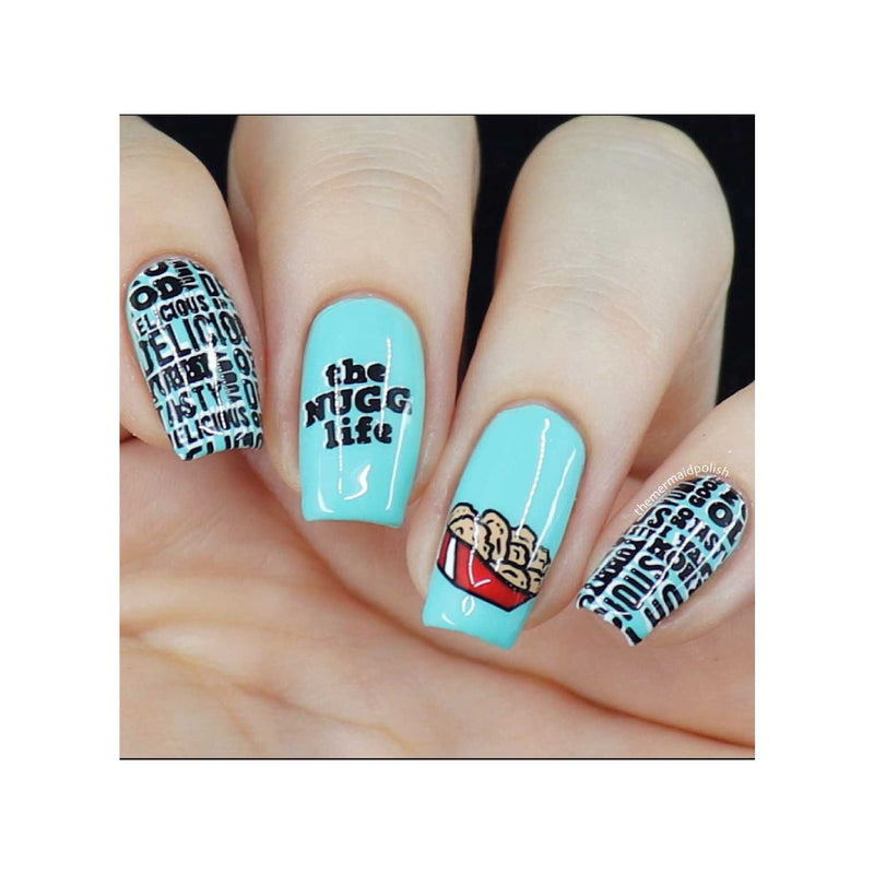 UberChic Beauty Tasty Series: Fast Food Stamping Plate