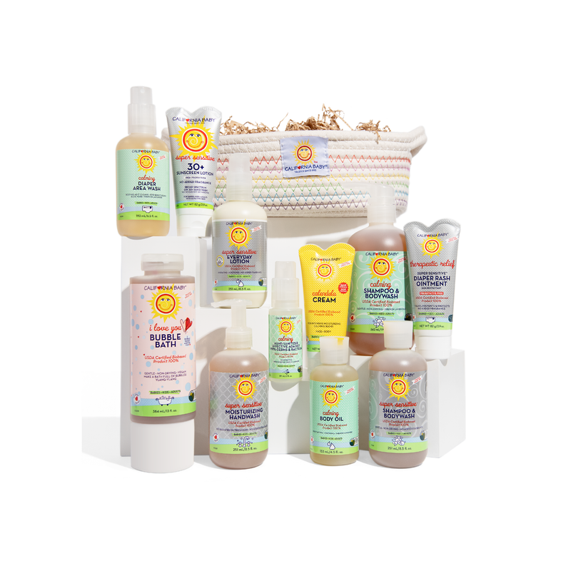 California Baby Deluxe Newborn Gift Basket Gifts & Totes