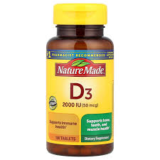 Nature Made Vitamin D3 Tb 38Mg-50Mcg 100 Vitamin D3 Supplement
