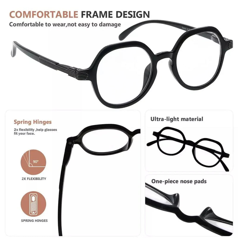 eyekeeper.com Designer Round Glasses for Women Men Retro R2008 Eyeglasses