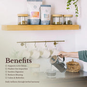 Euphoric Herbals Detox Herbal Tea Herbal Tea Lavender 60 Cup Servings,30 Cup Servings