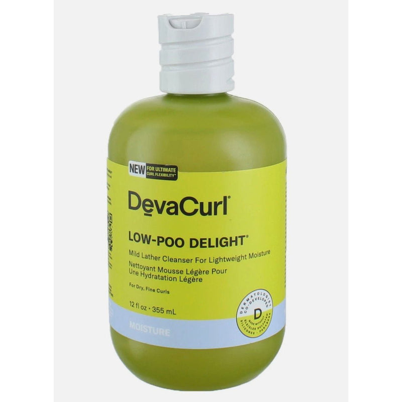 VIP Extensions Devacurl DEVAC-052 12 oz Low Poo Delight Mild Lather Cleanser for Lightweight Moisture
