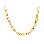 Bids.com 2.4mm 10k Yellow Gold Curb Chain Necklaces