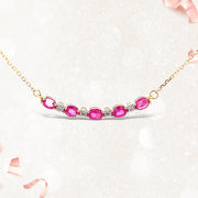 Bids.com .73ct Ruby Diamond Fashion Pendants 10KT Yellow Gold Pendants