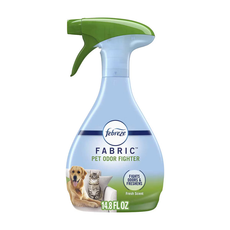 Febreze Febreze Odor-Fighting Fabric Refresher, Pet Odor Fight, 14.8 fl oz Laundry Supplies White Smoke
