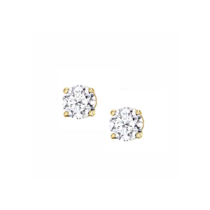 Simulated Diamond Stud Earrings