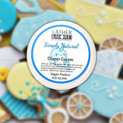 Lather and More! Simply Natural Diaper Cream creams