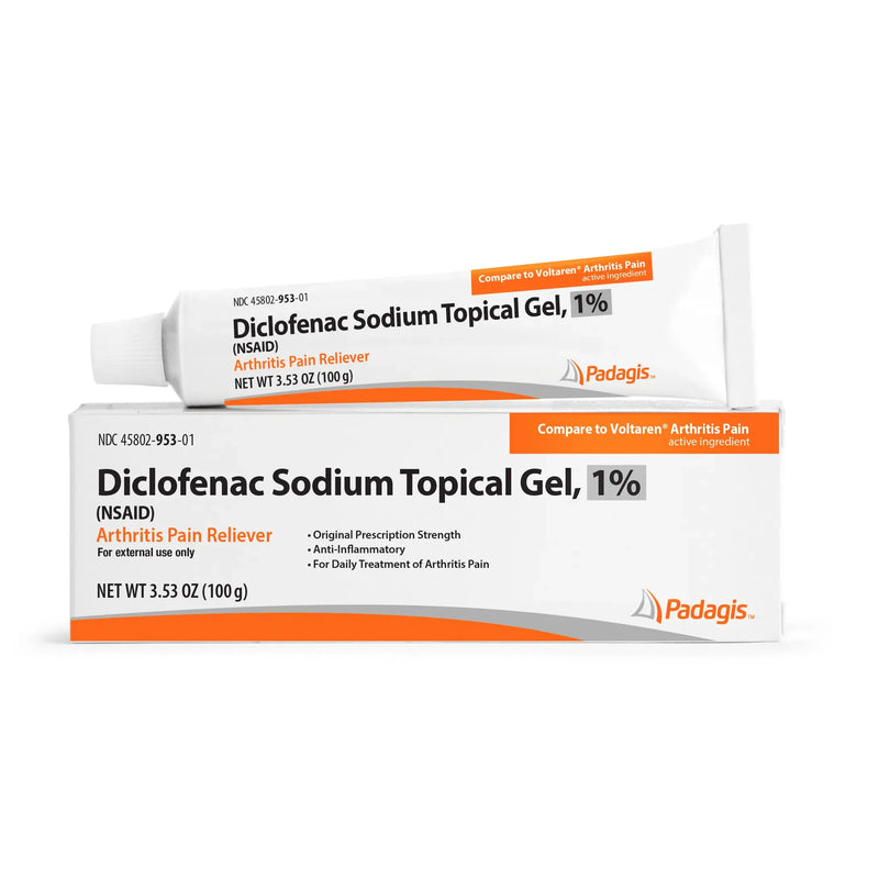 Padagis PADAGIS DICLOFENAC SODIUM 1% TOPICAL GEL, 100 GRAM TUBE Medicine & Drugs