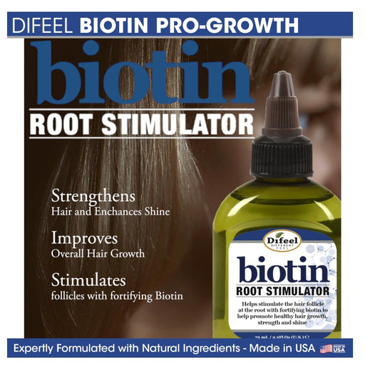 VIP Extensions Difeel Biotin Pro-Growth Root Stimulator 2.5 oz Hair Care