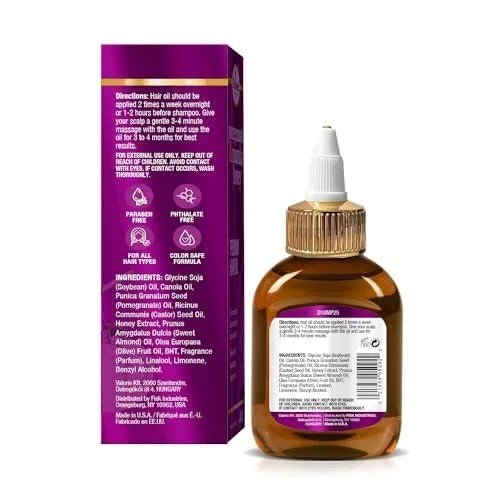 VIP Extensions Difeel Pomegranate & Manuka Honey Premium Hair Oil 2.5 Oz. Travel Size