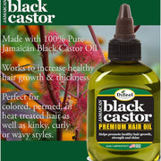 VIP Extensions Difeel Superior Growth Jamaican Black Castor Premium Hair Oil 2.5 oz Hair Care