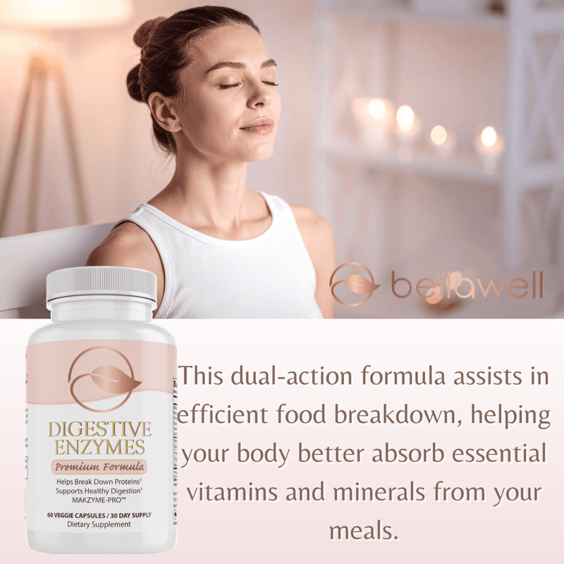Bellawell Health Digestive Enzymes: A Thoughtful Choice for Women's Wellness by Bellawell Capsules Misty Rose