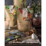 Gardenika Shop Organic Loose Leaf Tea Sampler, Caffeine-Free Herbal Assortment, 120+ Cups – 5 Pack Loose Leaf Tea Sampler