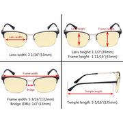 eyekeeper.com Rectangle Blue Light Blocking Eyeglasses LX19039-BB60 Eyeglasses