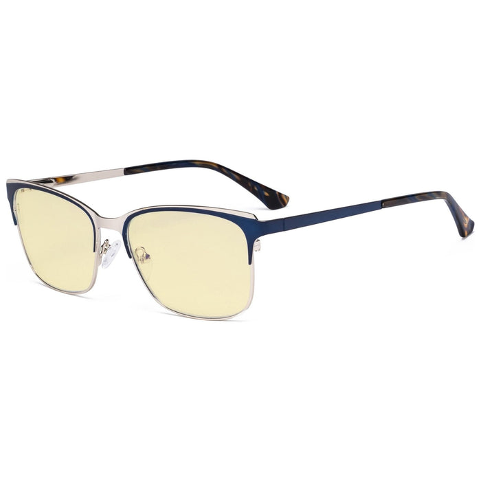 Eyekeeper.Com - Rectangle Blue Light Blocking Eyeglasses Lx19039-Bb60