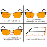 eyekeeper.com Rectangle Blue Light Blocking Eyeglasses LX19039-BB98 Eyeglasses