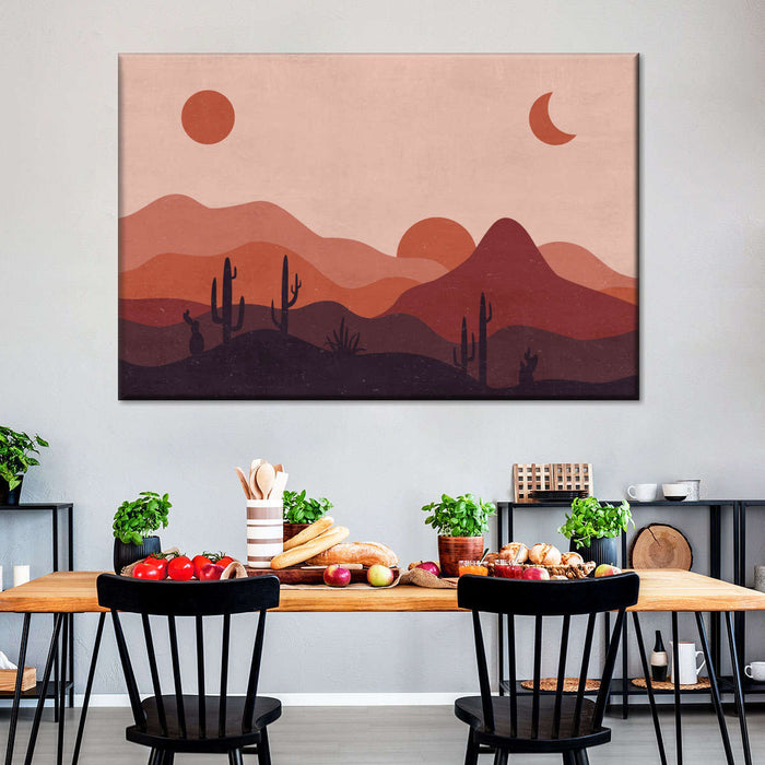 Boho Abstract Landscapes Wall Art