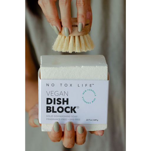 No Tox Life DISH BLOCK® solid dish soap - Huge bar (22.5 oz | 638g) - No Tox Life® Home & Kitchen