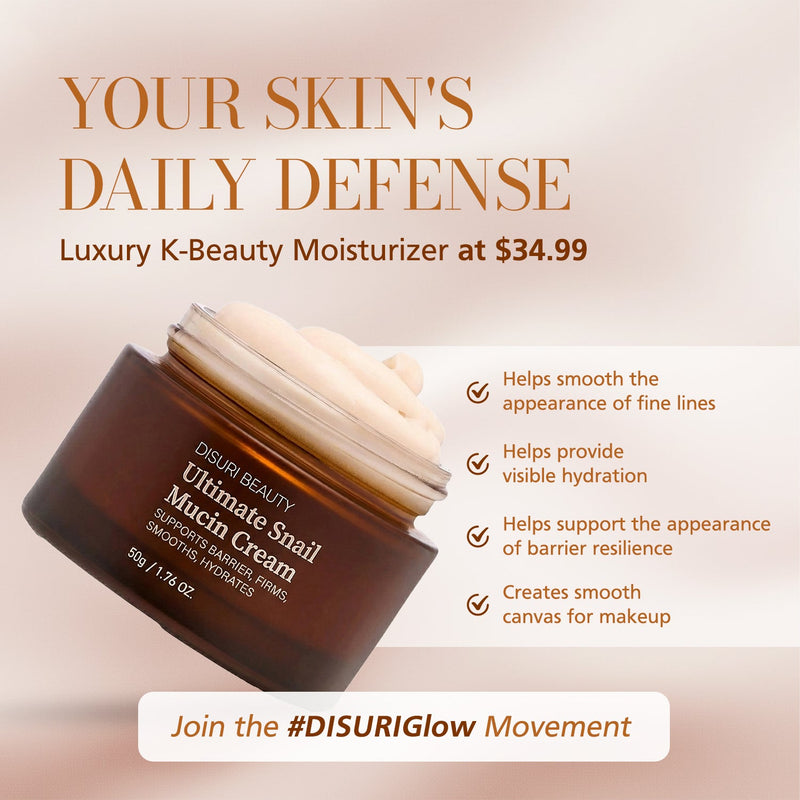 DISURI BEAUTY DISURI Beauty Ultimate Snail Mucin Cream Face Moisturizer