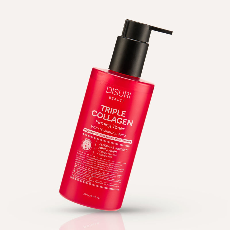 DISURI BEAUTY DISURI Triple Collagen Firming Toner – Hydrating & Firming Toner with 3,500ppm Collagen (8.45 oz) Face Moisturizer Seashell