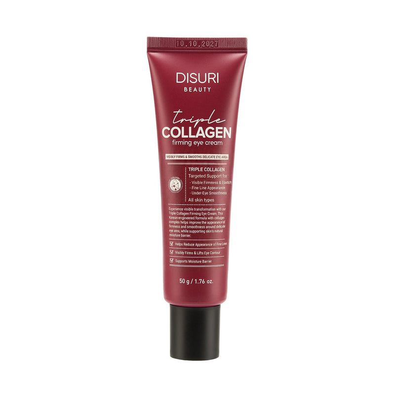 DISURI BEAUTY Triple Collagen Firming Eye Cream Face Moisturizer