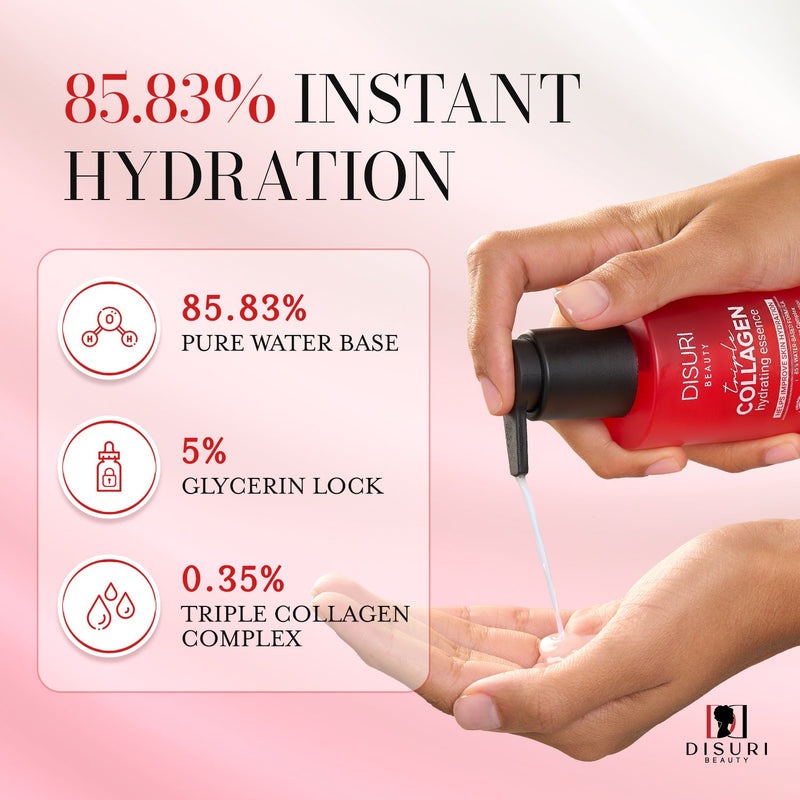 DISURI BEAUTY Triple Collagen Firming Essence – Anti-Aging, 5.07 oz | DISURI Beauty Face Moisturizer