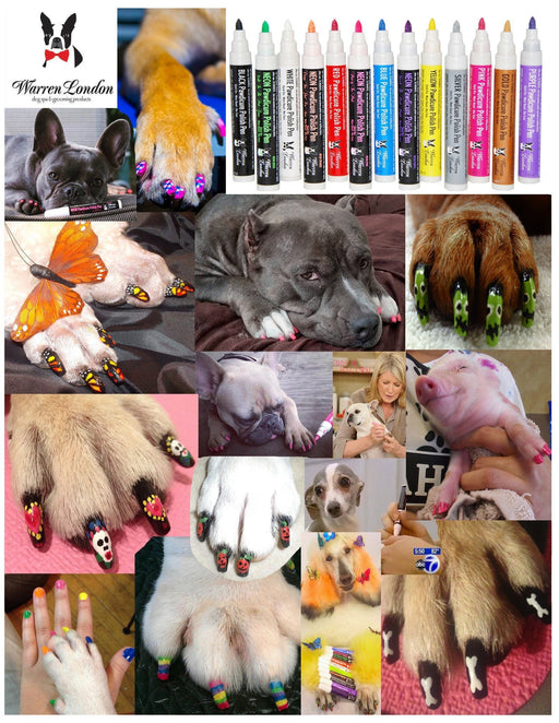 Warren London Dog Nail Art Printout Dog Nail Polish