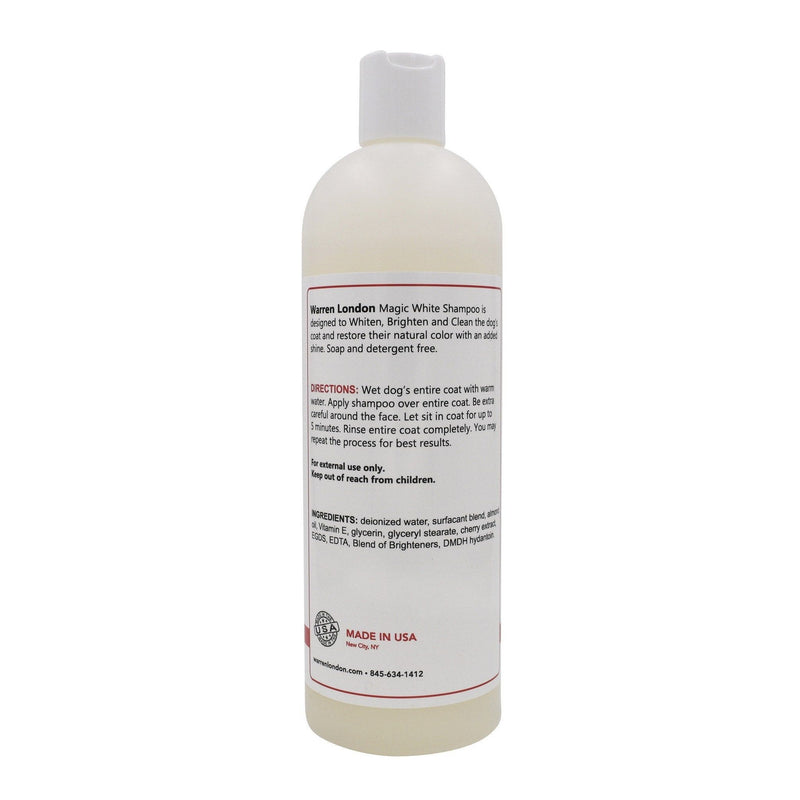 Warren London Magic White Brightening Dog Shampoo - Cherry Scented - 17oz Dog Shampoo Gray