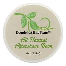 Dominica Bay Rum All Natural Aftershave Balm 4 Oz