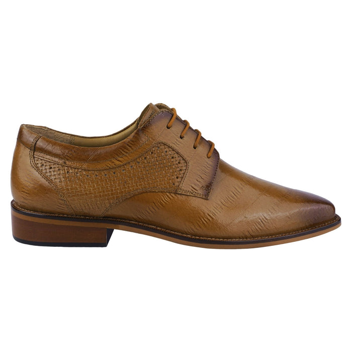 Donald Genuine Leather Oxford Style Tread Design Dress Shoes