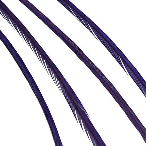 VIP Extensions Donna Bella Solid Purple Feather Hair Extensions Hair Extension Accessories