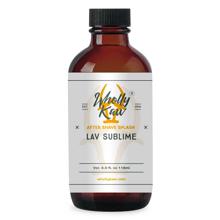 WhollyKaw Wholly Kaw Lav Sublime Aftershave Splash 4 Oz Aftershave