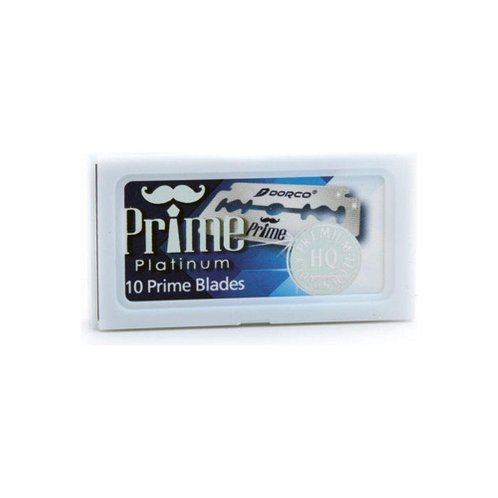 Dorco Prime Platinum Double Edge Razor Blades - 10x10 Pack