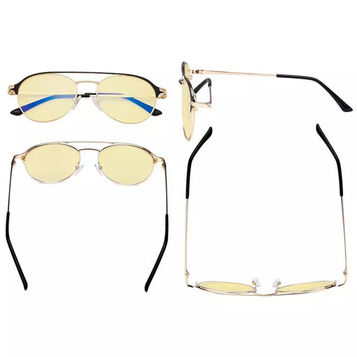 eyekeeper.com Double Bridge Blue Light Blocking Eyeglasses LX19027-BB60 Eyeglasses