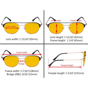 eyekeeper.com Double Bridge Blue Light Blocking Eyeglasses LX19027-BB90 Eyeglasses