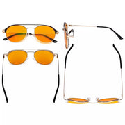 eyekeeper.com Double Bridge Blue Light Blocking Eyeglasses LX19027-BB98 Eyeglasses