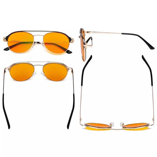 eyekeeper.com Double Bridge Blue Light Blocking Eyeglasses LX19027-BB98 Eyeglasses