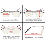 eyekeeper.com Double Bridge Blue Light Filter Eyeglasses LX19027-BB40 Eyeglasses