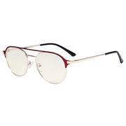 eyekeeper.com Double Bridge Blue Light Filter Eyeglasses LX19027-BB40 Eyeglasses