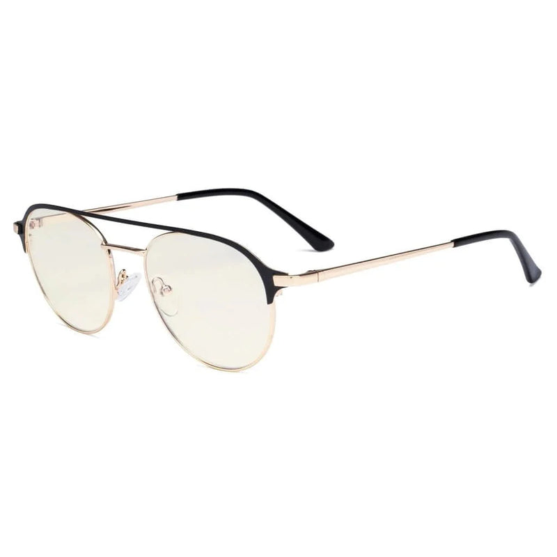 eyekeeper.com Double Bridge Blue Light Filter Eyeglasses LX19027-BB40 Eyeglasses